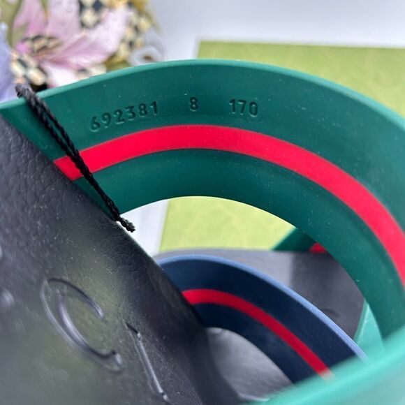 Men’s Gucci, Agrado double strap sandals size 8, made in Italy - Picture 9 of 10